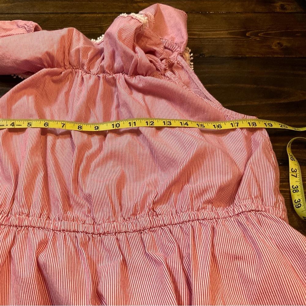 NWOT Faded Glory red and white stripe Midi Dress - Picture 5 of 9
